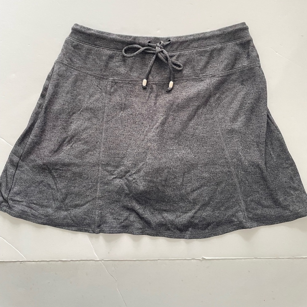 Green Tea Black Skort Size M Athletic Golf Tennis Skirt Drawstring Waist